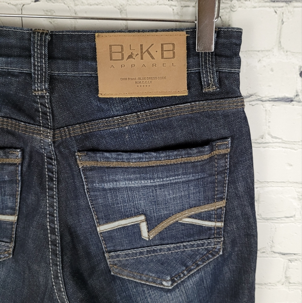BLACK BULL | regular slim leg low waist dark wash jeans